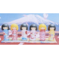 Japanese Kokeshi Erasers Set